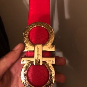 Ferragammo belt (RED)